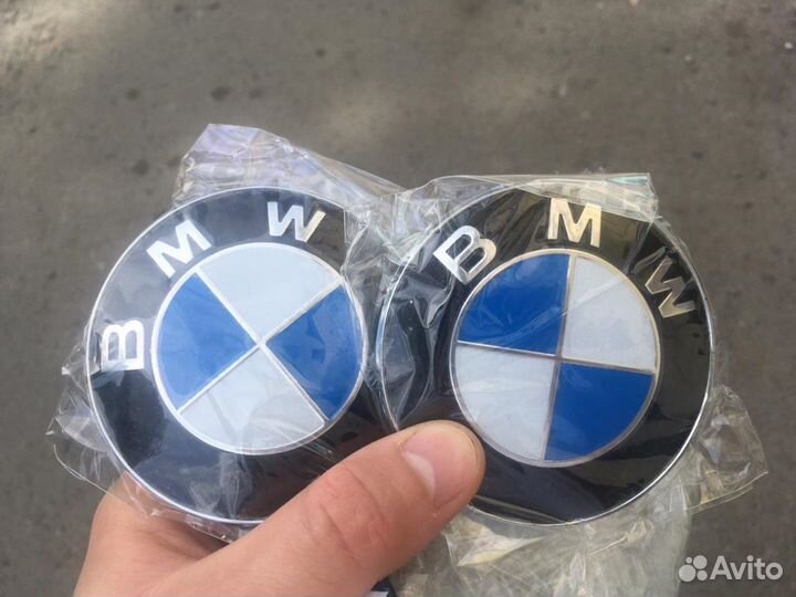 Значок bmw на капот d80мм