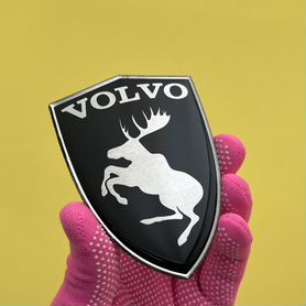 Герб лось для Volvo черный эмблема наклейка Вольво