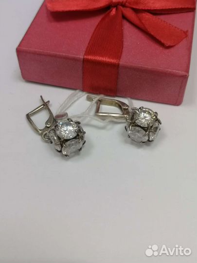 Серебряные серьги проба 925 Арт.004094000123
