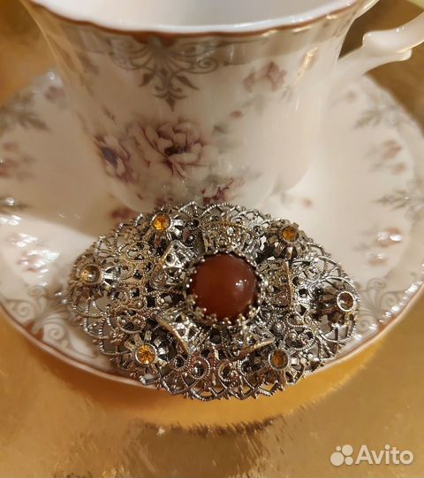 Брошь винтаж Чехословакия