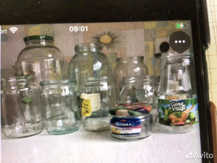 Банки стеклянные разнрго обьема