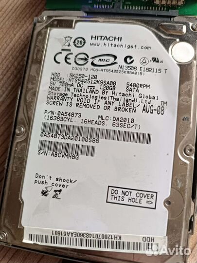 Ноутбук Acer extensa 4130 нерабочий