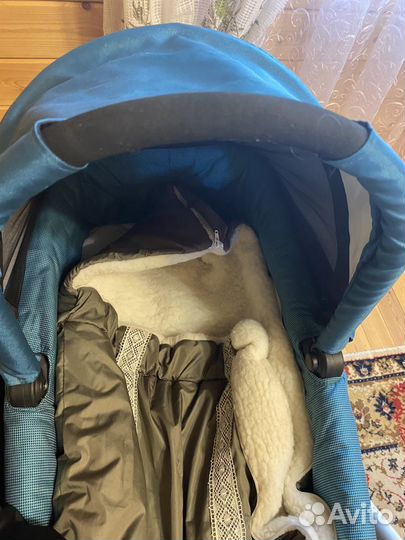 Коляска Gesslein F6 Air+, меховой конверт