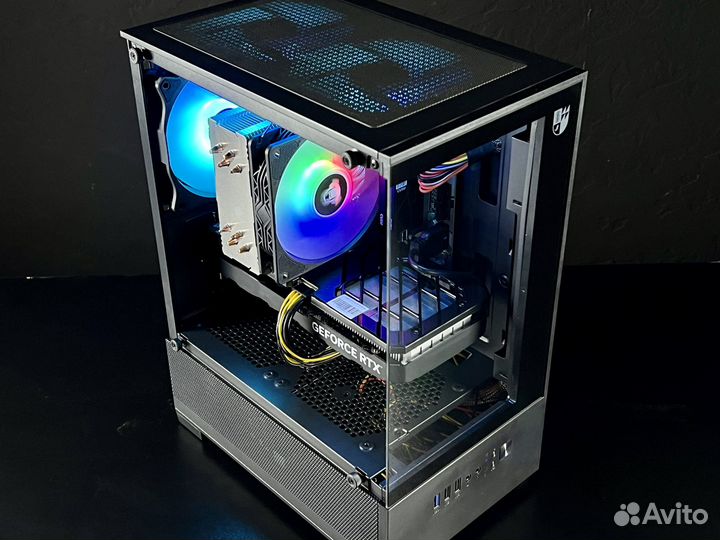 Игровой пк i5-12400F, RTX 4060, DDR4 16GB, NVMe