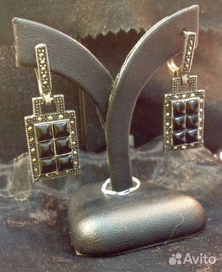 Серьги серебро