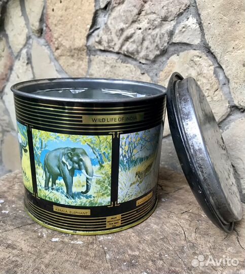 Банка винтажная от чая