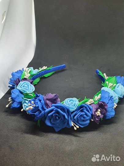 Ободок для волос ручной работы