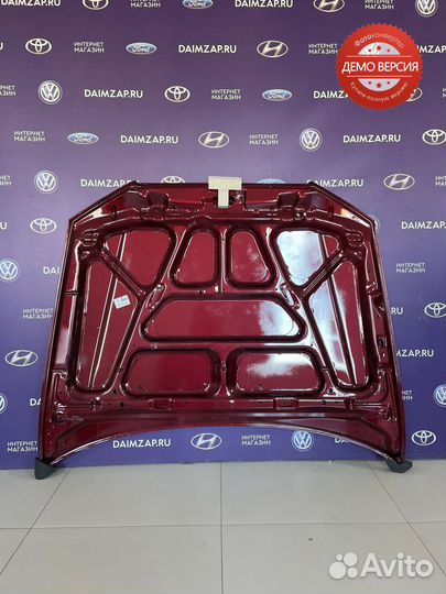 Капот Hyundai Accent Вишневый перламутр