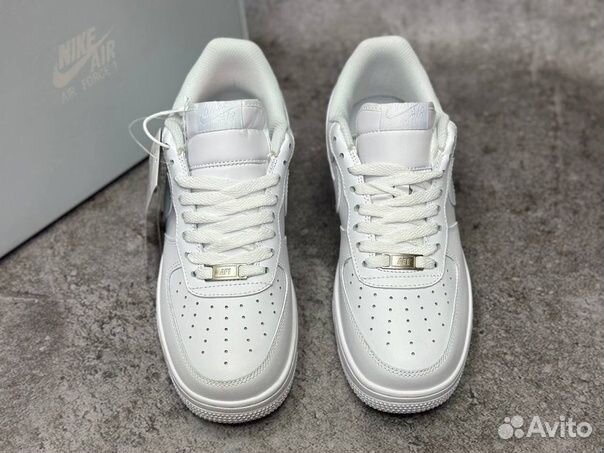 Кроссовки Nike air force (белые)