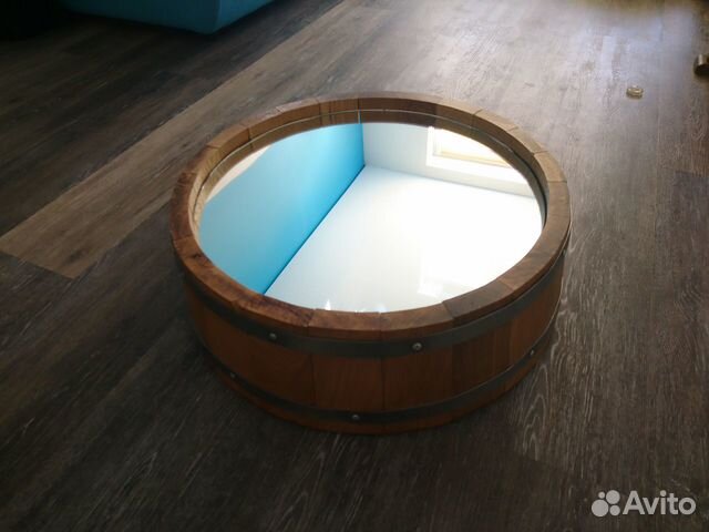 Зеркало ручной работы, бочка