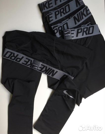 Мужские лосины Тайтсы Nike Pro