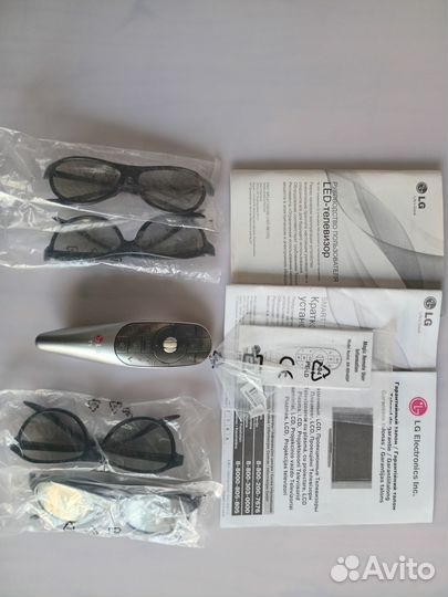Оригинальный пульт LG Magic an-mr400p + 3D очки