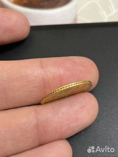 5 рублей 1877 спб Александр II золото