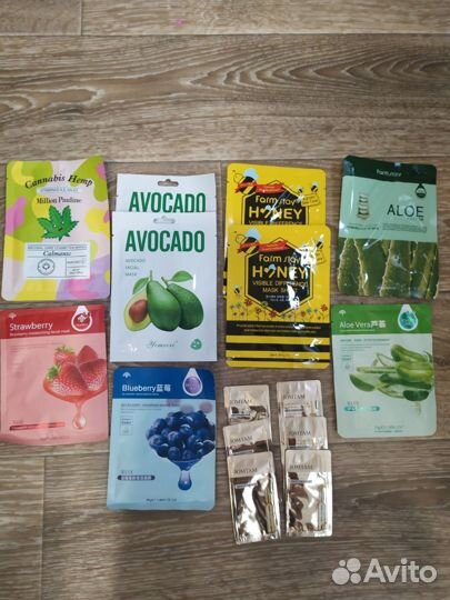 Маски для лица, патчи, маска для губ