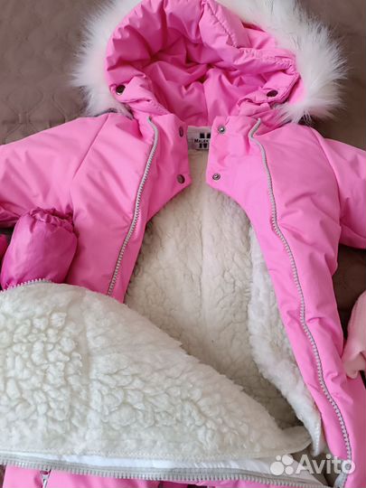 Зимний комбинезон для девочки 62-74