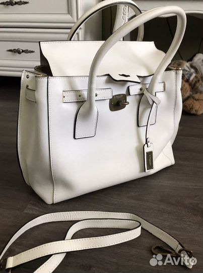 Сумка оригинал Trussardi натуральная кожа
