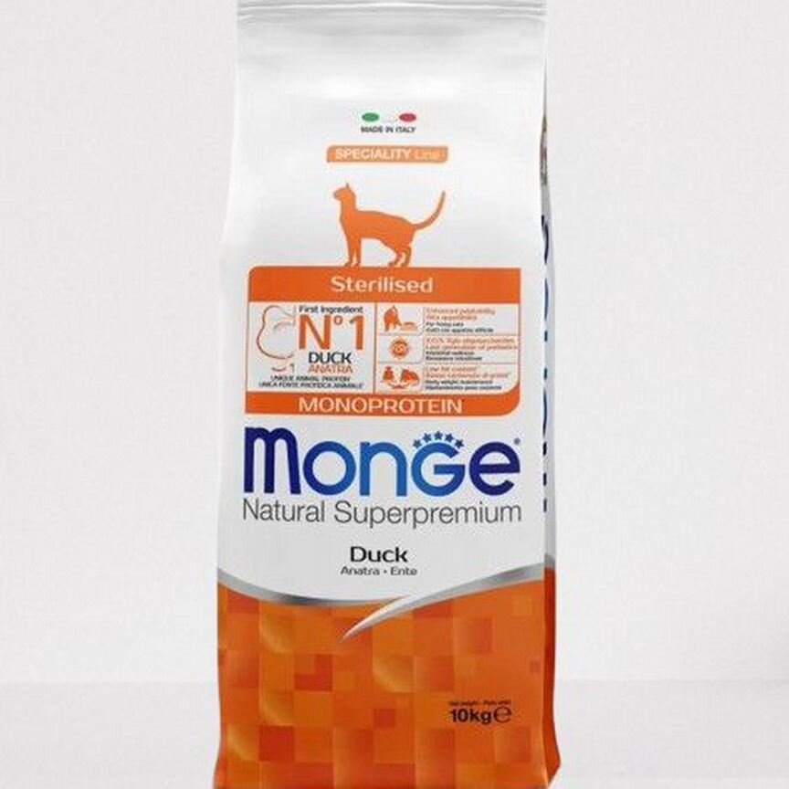 Сухой корм Monge PFB Cat Monoprotein Sterilised (д