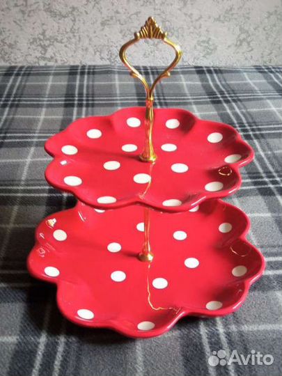 Посуда керамическая в горошек