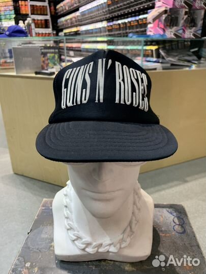 Винтажная кепка Guns and Roses