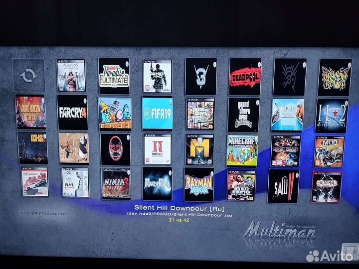 Sony PS3 Super Slim + Прошита 70 игр