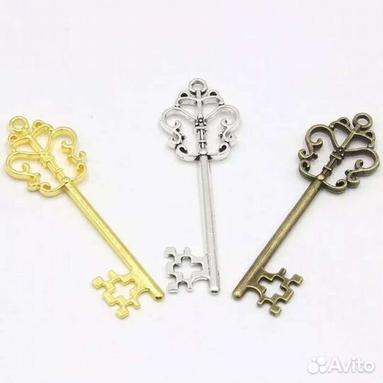 Винтажный ключ. Металл. Старинный ключик-подвеска