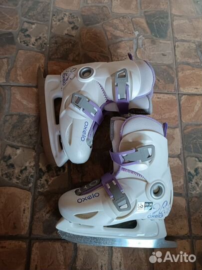 Коньки ледовые раздвижные oxelo 28-30,32-34