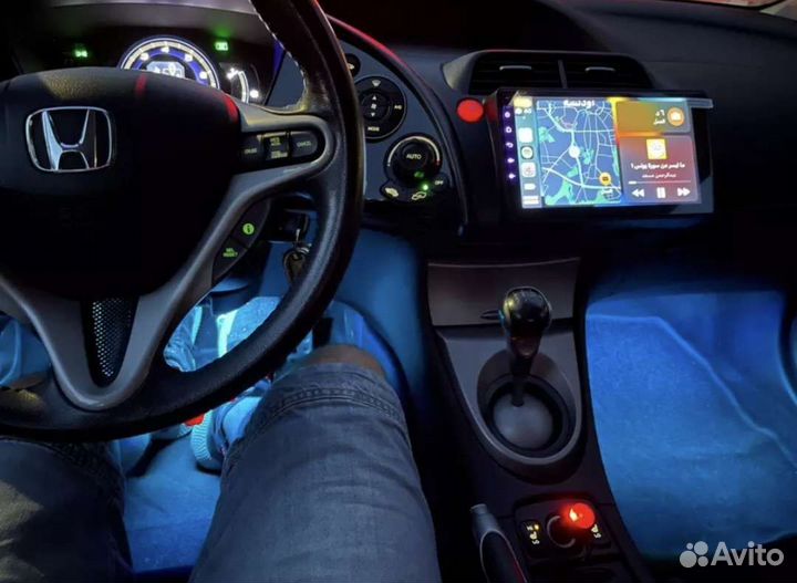 Honda civic Android teyes штатная магнитола
