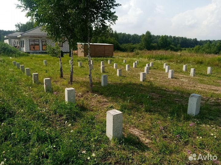Фундамент на сваях/ жб сваи