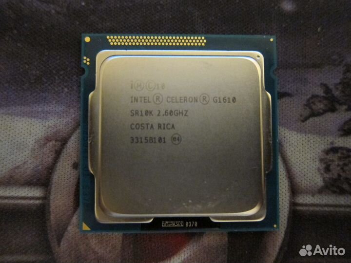 Intel Celeron G1610 + кулер