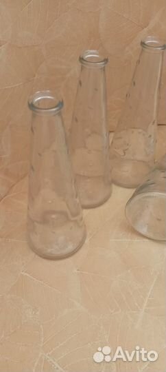 Стеклянные бутылочки. Декор. Икея