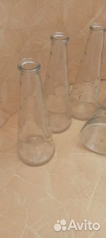 Стеклянные бутылочки. Декор. Икея