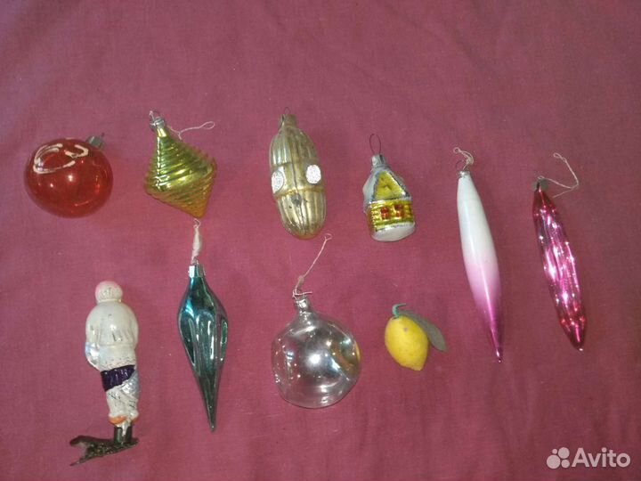 Ёлочные игрушки СССР