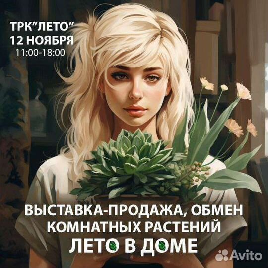 Выставка-продажа комнатных растений