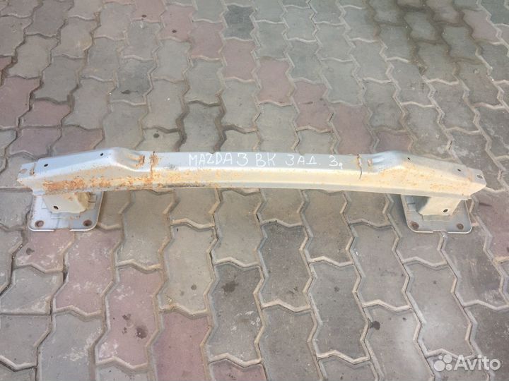 Усилитель заднего бампера мазда 3