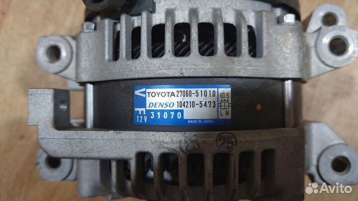 Б/У Б/У Генератор TLC200 toyota Land Cruiser 200