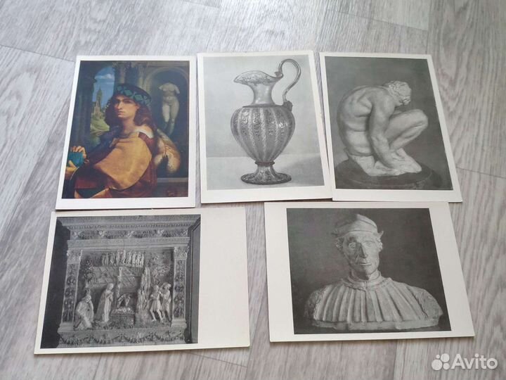 Набор открыток Итальянское искусство СССР 1963 год