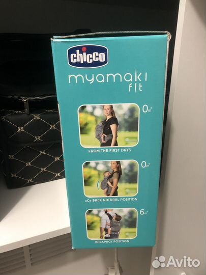 Переноска-кенгуру Chicco myamaki FIT 0+ до 15 кг
