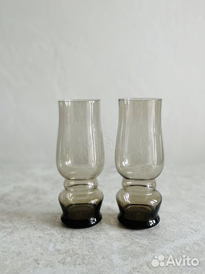 Вазы для цветов, цветное стекло СССР