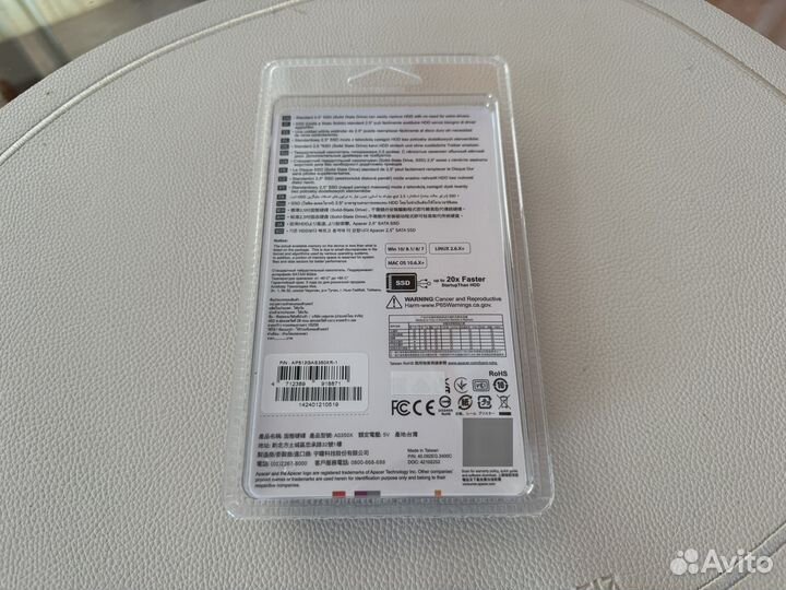 SSD диск Apacer AS350X 512 GB