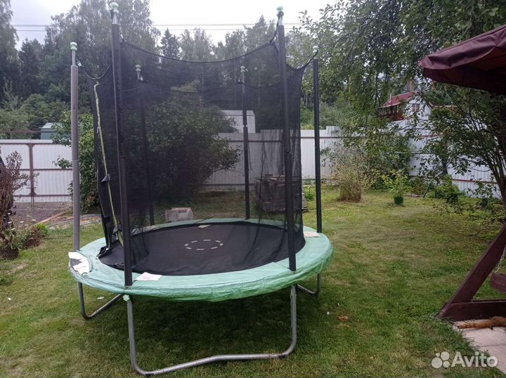 Батут с сеткой бу