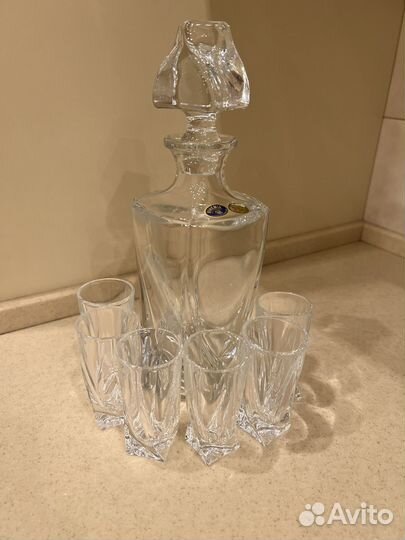 Графин Bogemia набор для коньяка