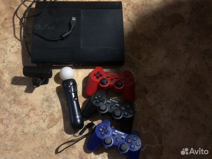 Игровая приставка ps3 super slim