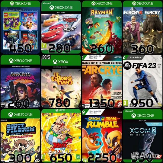 Игры на Xbox Series / Xbox One. Ключи