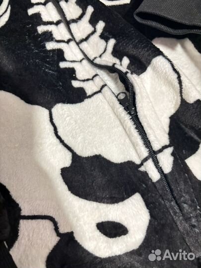 Пижама кигуруми goth скелет