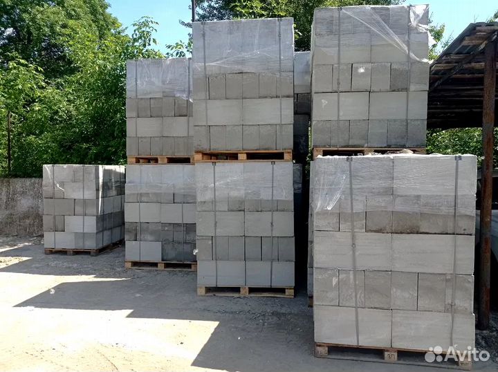 Газоблок 375х250х600