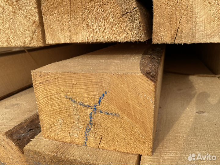 Брус обрезой хвоя 150x150x6000