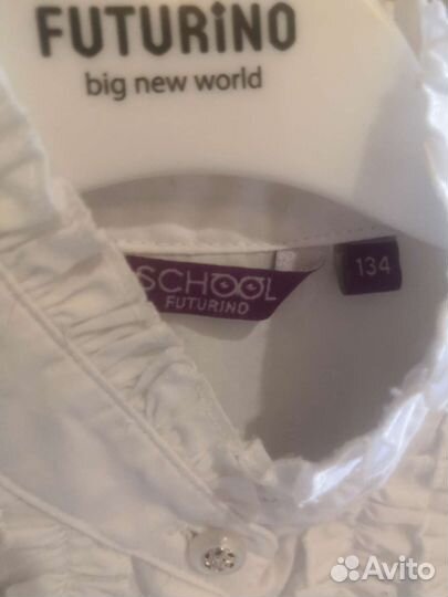 Красивая белая блузка 134