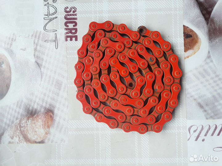 Цепь для BMX красная