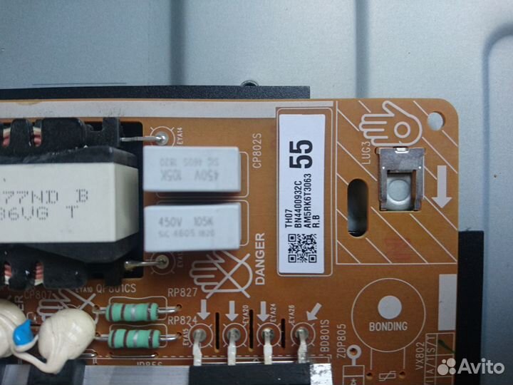 Блок питания от тв Samsung ue55nu7470u