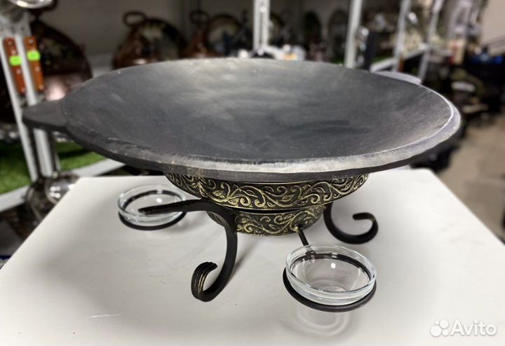 Садж чугунный с подставкой